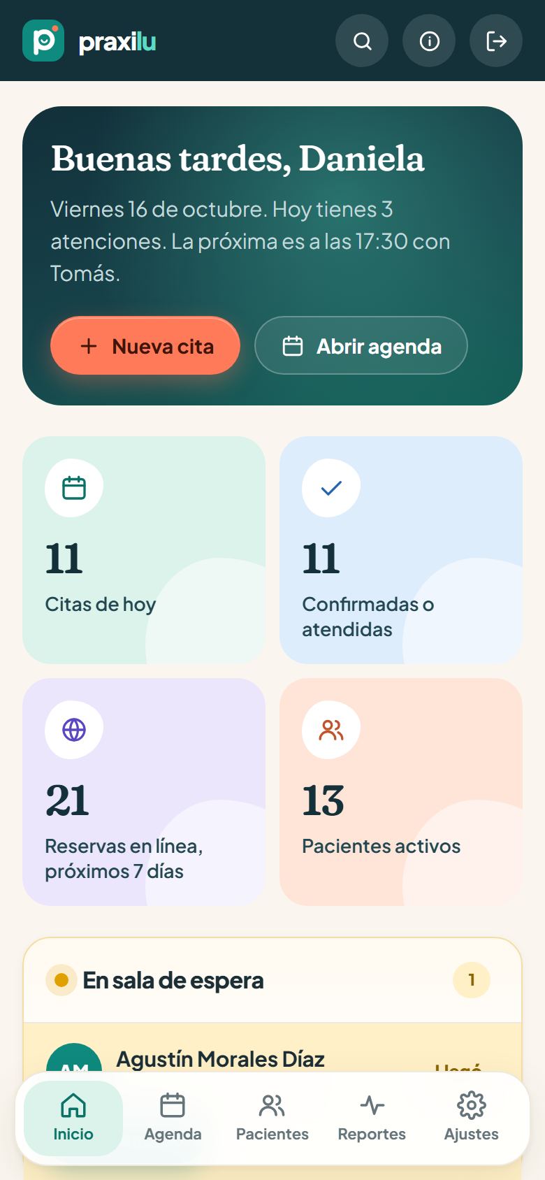Praxilu en el celular